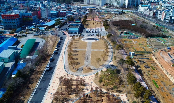 23일 지구의 날 기념식이 열릴 미평공원 일원.
